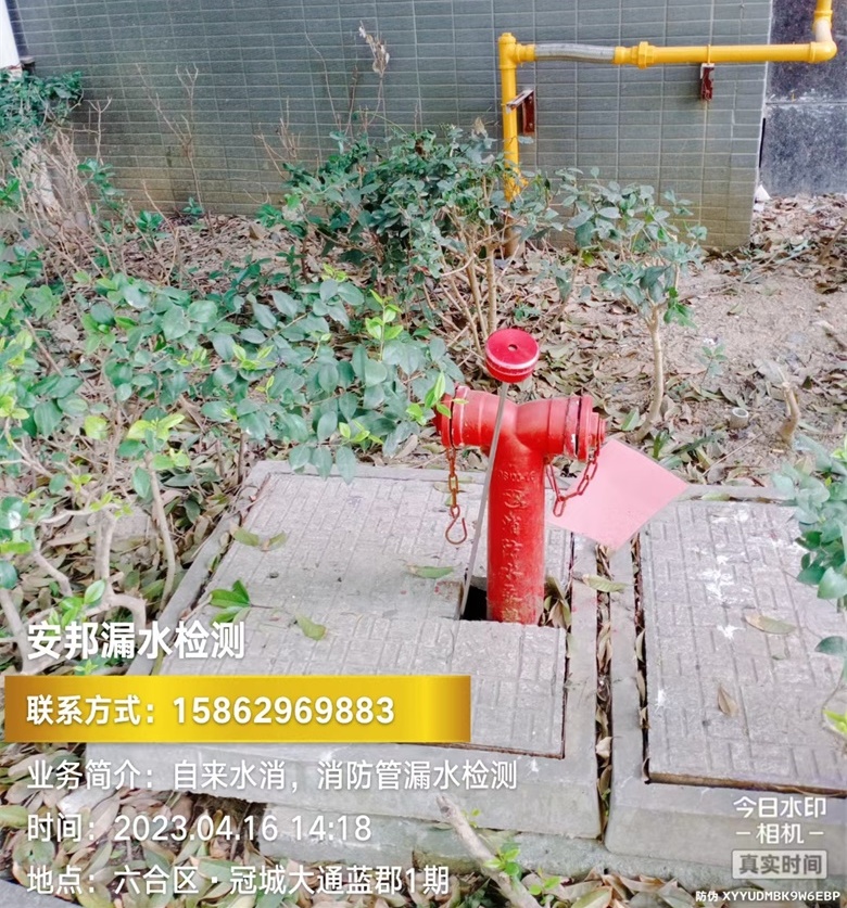 南京六合區(qū)冠城大通藍(lán)郡1期漏水檢測(cè)維修